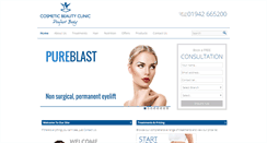 Desktop Screenshot of cosmeticbeautyclinic.co.uk